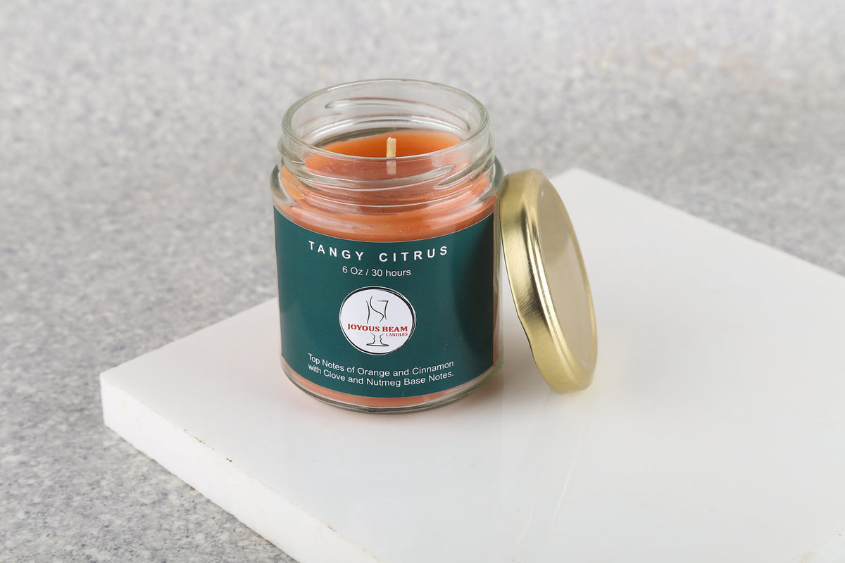 Tangy Citrus Scented Candle